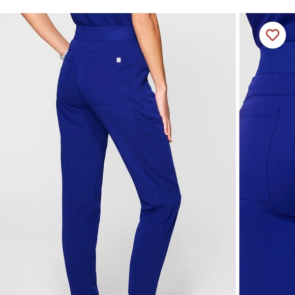 Ceil Blue Fabletics Scrub Set - Picture 6 of 8